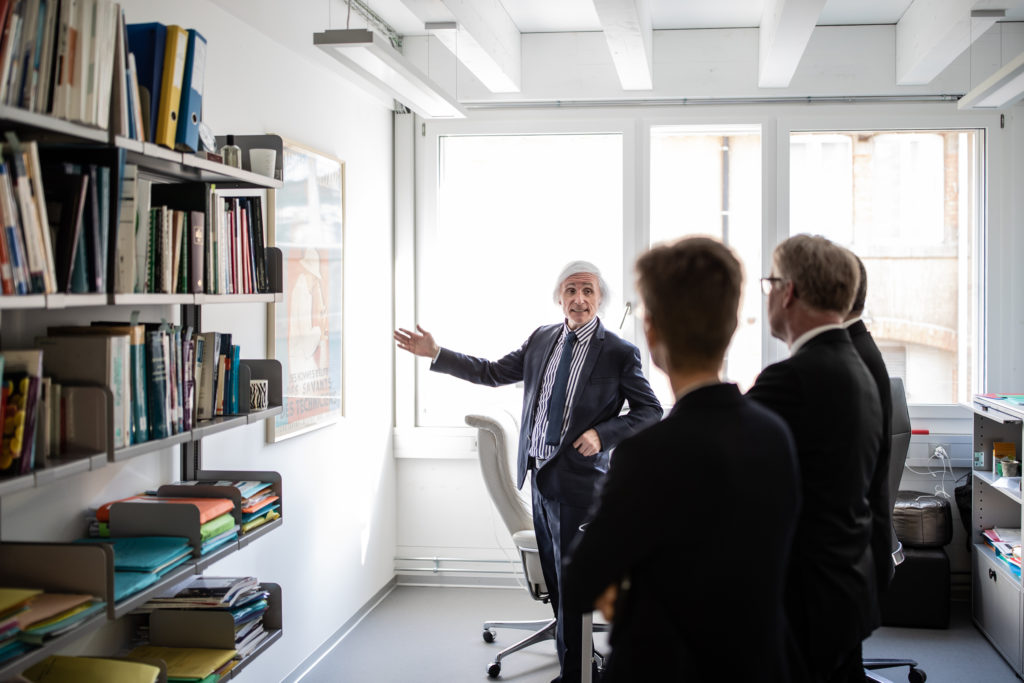 Inauguration Pavillon de la médecine, Uni Pérolles, 19.04.2018