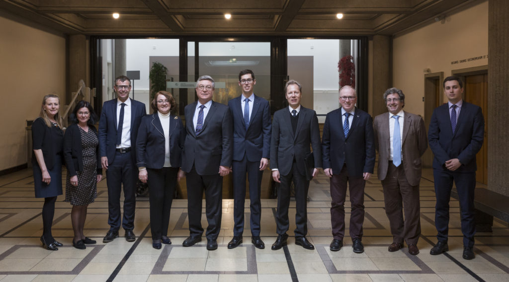 Visite de Son Excellence Monsieur Sergueï Victorovitch Garmonine, ambassadeur russe à l'Université de Fribourg.