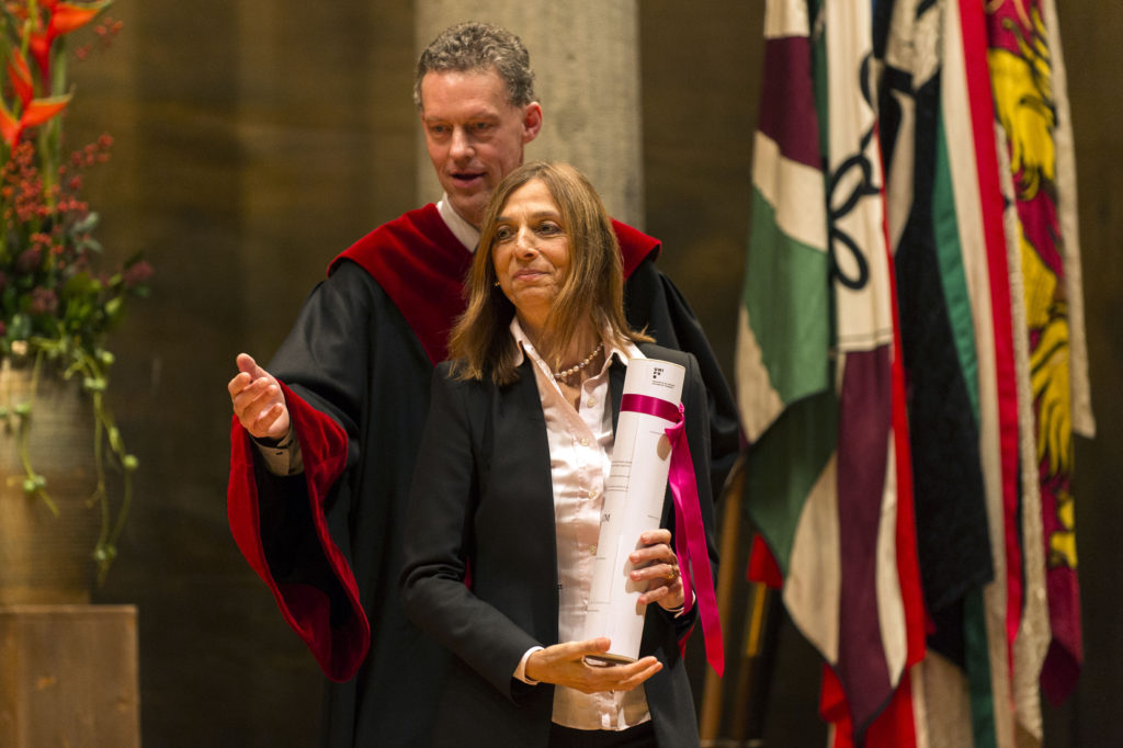 Prof. Maria Grazia Speranza, docteure h.c. de la Faculté des sciences économiques et sociales et du management