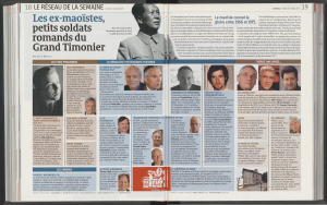 Article de l’Hebdo à propos de quelques célèbres maoïstes suisses