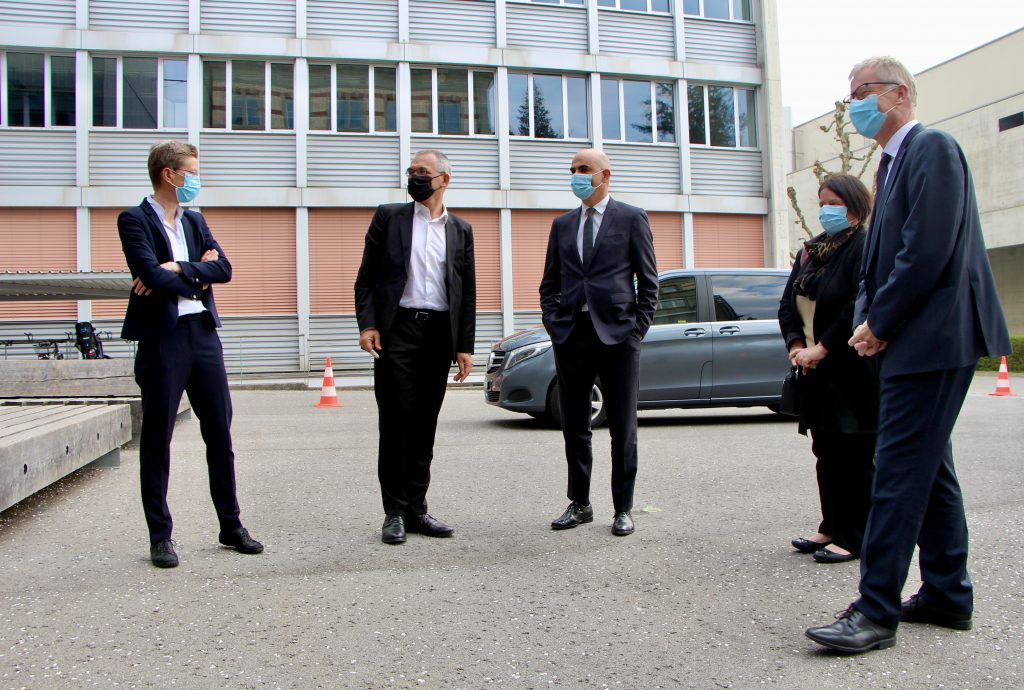 La rencontre s'est tenue dans le nouveau bâtiment de médecine de l'Unifr.