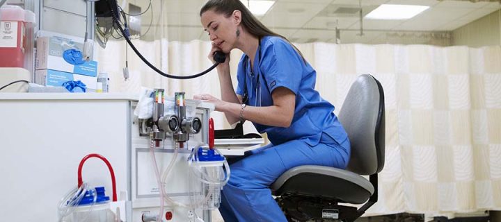 «A l’hôpital, le téléphone sonne tout le temps»