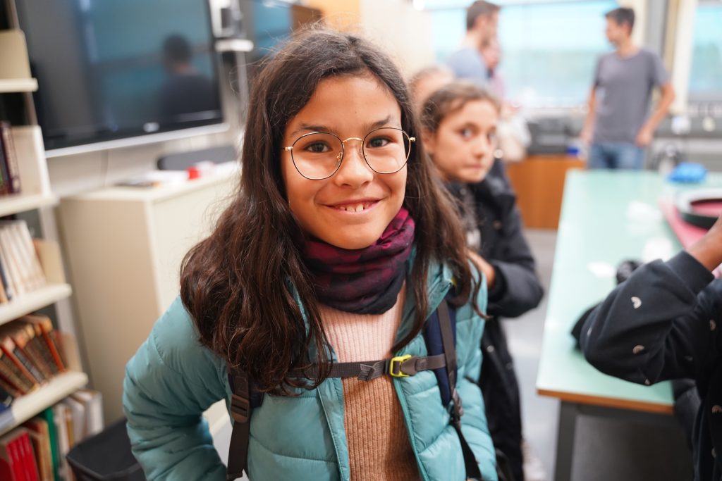 Nora (11 ans): «Lors de la journée Futur en tous genres, on découvre des emplois qui ne sont pas réservés seulement aux filles ou aux garçons. J'hésite entre maîtresse d'école et architecte.»