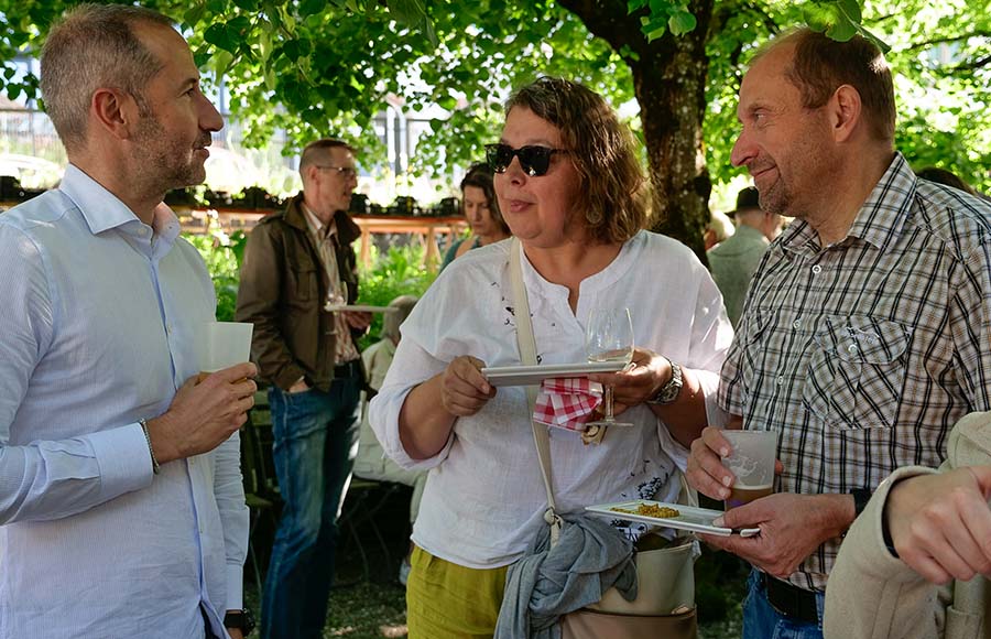 Apéritif du printemps 2024, Biergarten, Jardin botanique