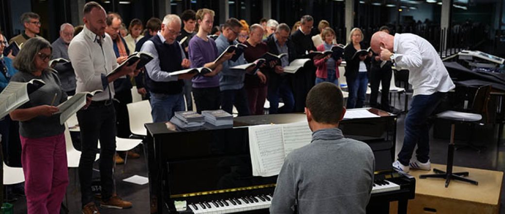 Le chœur de l’Université de Fribourg face à un Everest musical