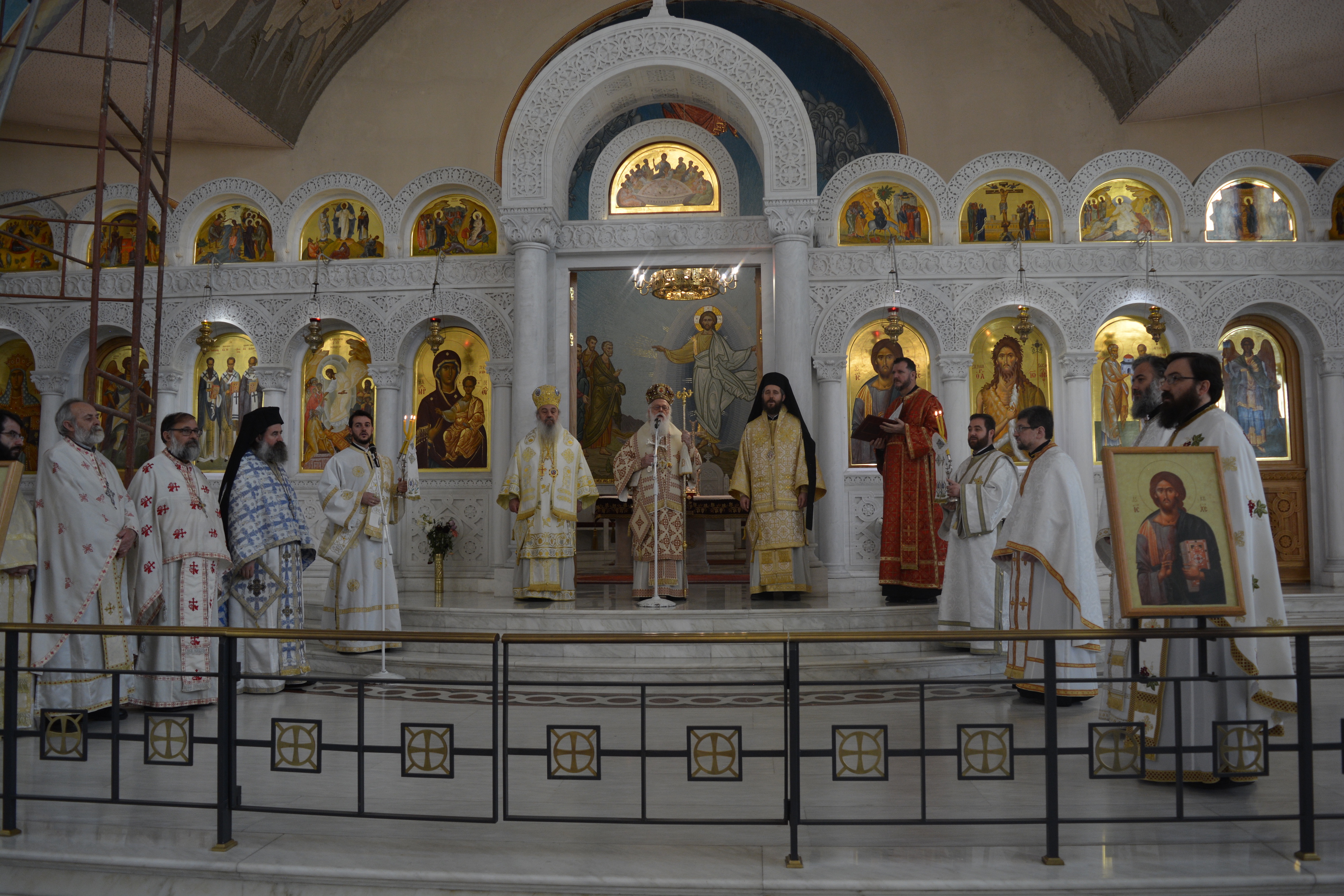 Bishops and Priests during the Divine Liturgy