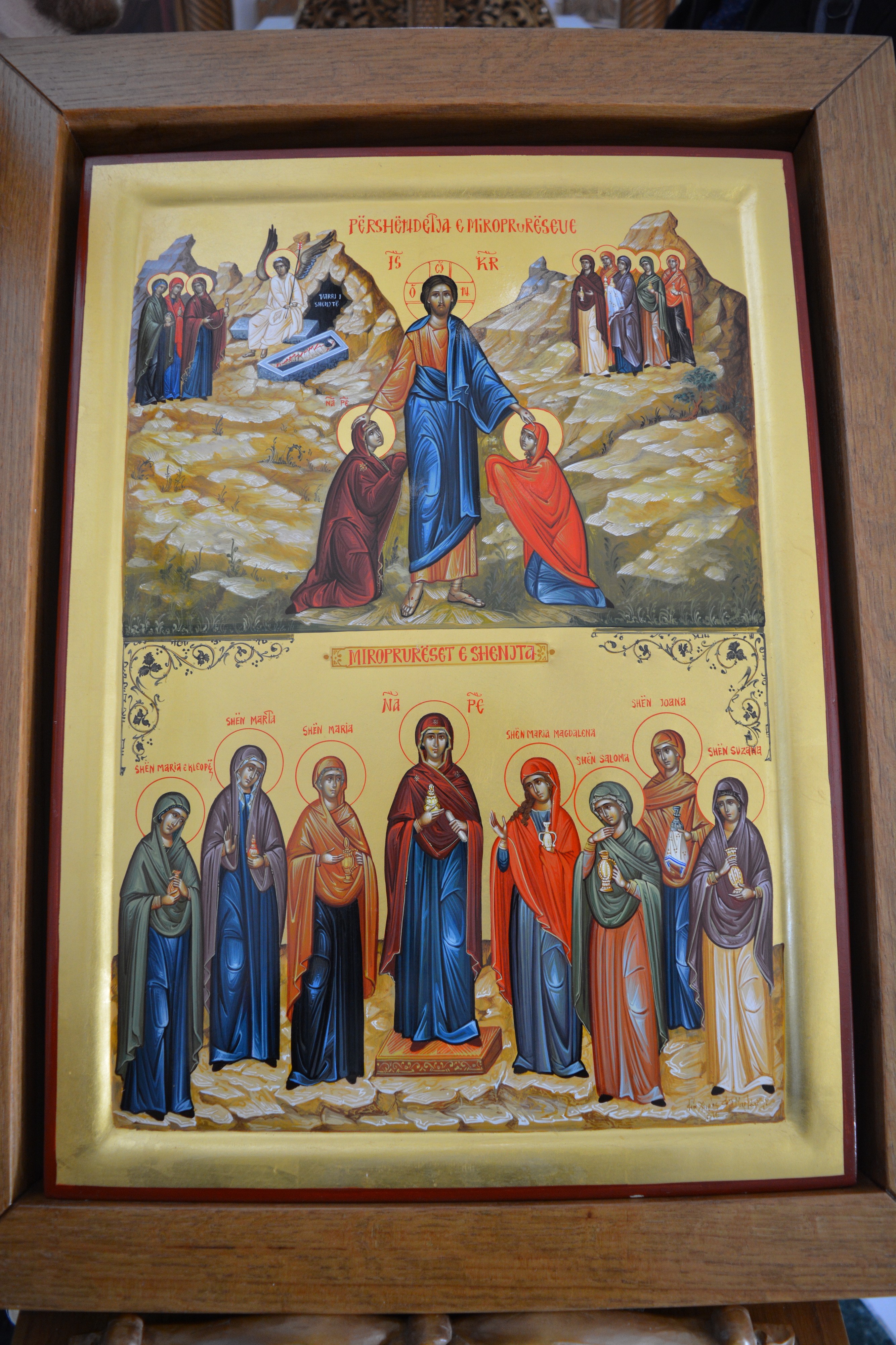 The icon of the holy Myrrhbearers