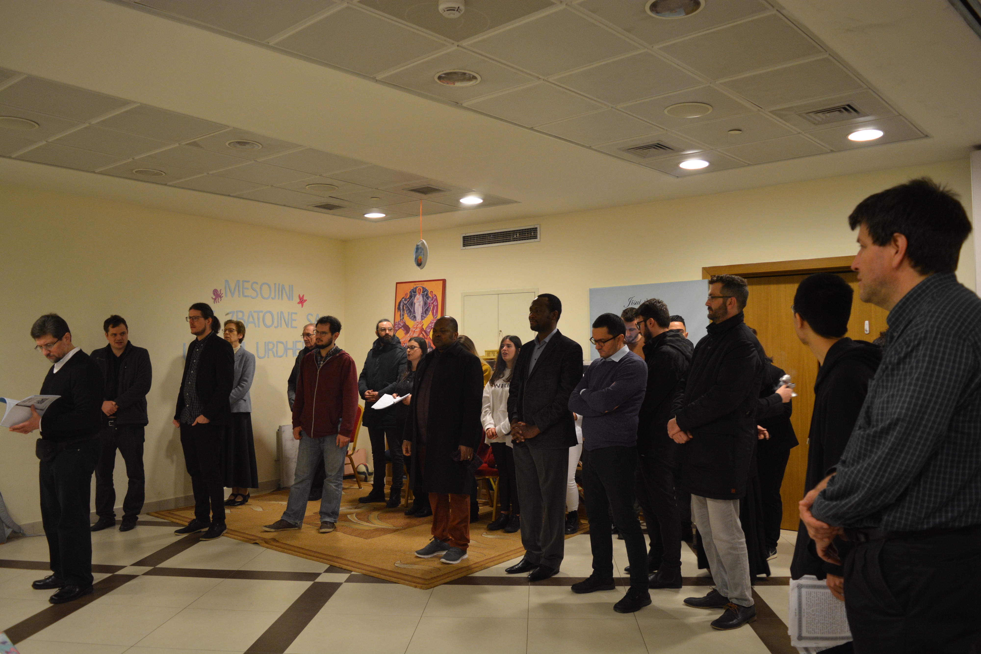 Morning prayer with the team of the Children's Service