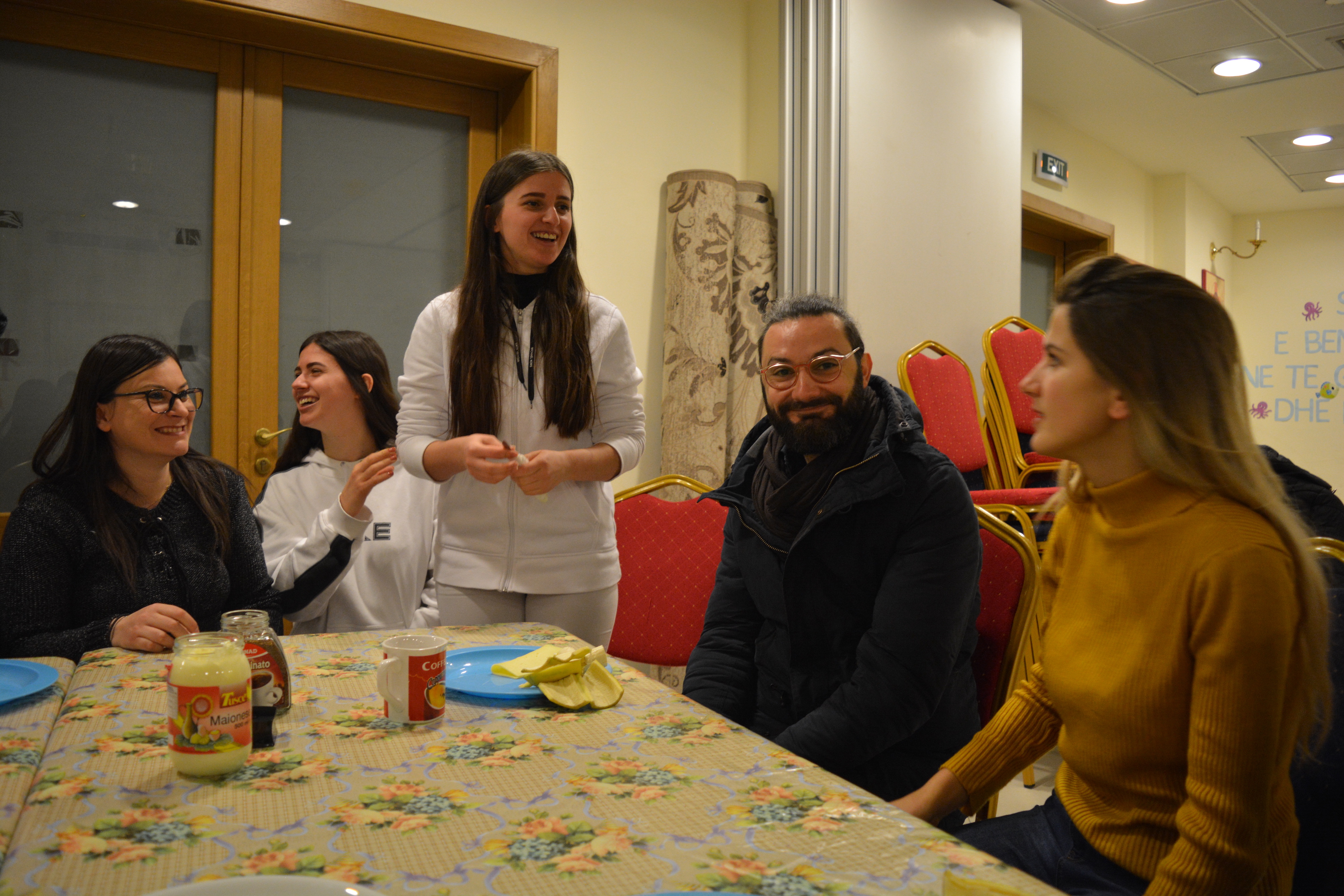 Breakfast with the team of the Children's Service